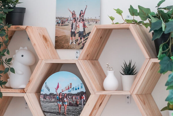 Custom Photo Prints on Metal on Display for Home Decor