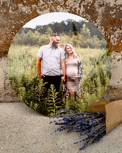 Custom Metal Prints with Family Baby Photos on Display