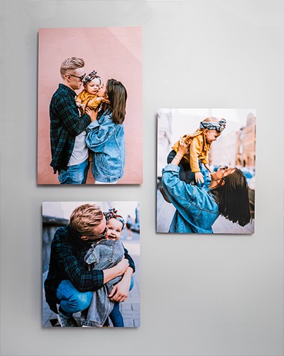 Custom Metal Print Photo Wall Collage Ideas for Home Decor